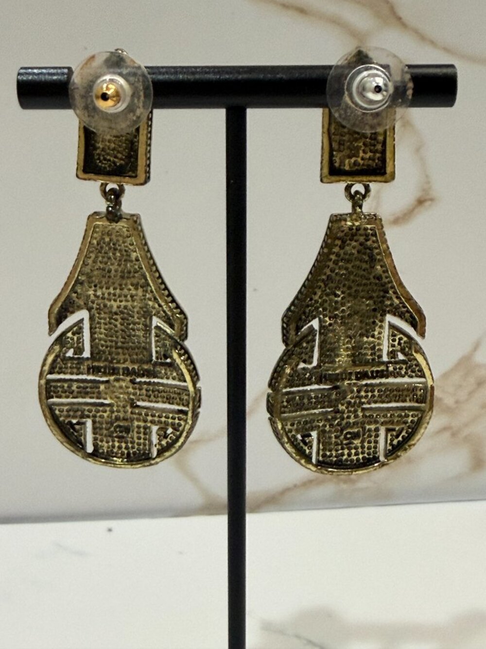 Heidi Daus Chinoise Chic Drop Earrings Bronzetone - PIERCED - Picture 6 of 7